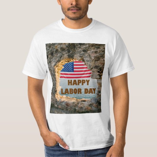 アメリカの労働者の日 Tシャツ (正面)
