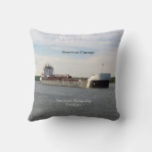 アメリカの勇気の角枕 クッション (裏面)