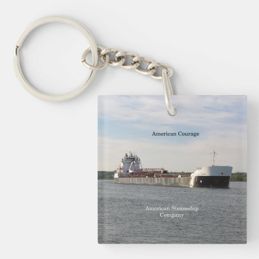 アメリカの勇気キーチェーン キーホルダー (正面)