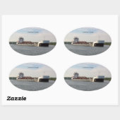 アメリカの勇気シール 楕円形シール (シート)