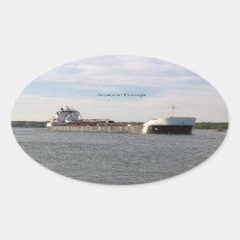 アメリカの勇気シール 楕円形シール