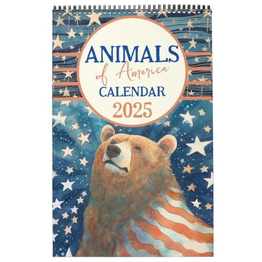 アメリカの動物2026 カレンダー (カバー)