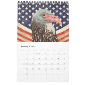 アメリカの動物2026 カレンダー (2月 2027)