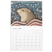 アメリカの動物2026 カレンダー (1月 2027)