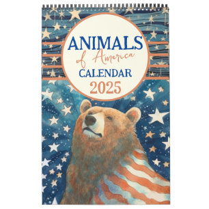 アメリカの動物2026 カレンダー