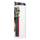 アメリカの勝利の日 – 勇敢な今日を祝う！ タンブラー (回転右)