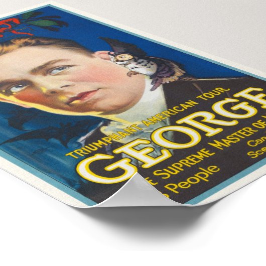 アメリカの勝利ツアーのジョージ・ヴィンテージのポスター ポスター (角)