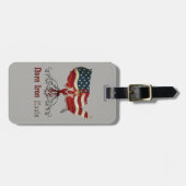 アメリカの北のアイルランド人の根の荷物のラベルのテンプレート ラゲッジタグ (正面横)