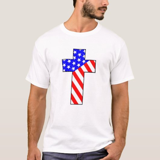アメリカの十字 Tシャツ (正面)