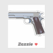 アメリカの半自動拳銃 シール (シート)