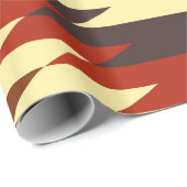 アメリカの原産の伝統的な民族衣装のモチーフ ラッピングペーパー (ロールコーナー)