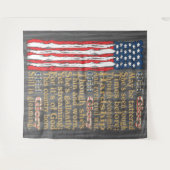 アメリカの古い栄光動揺してのバナー詩 タペストリー (正面(横))