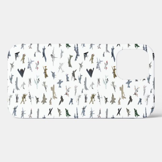 アメリカの各種軍隊飛行機 Case-Mate iPhoneケース (裏面 (横))