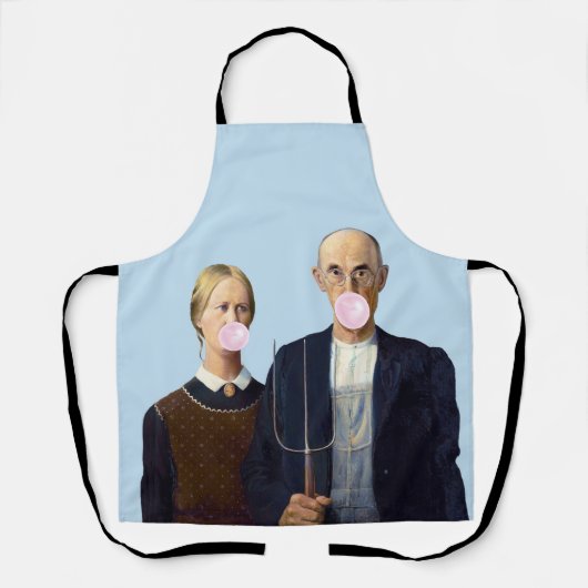 アメリカの吹ゴシック様式のパブルガム エプロン (正面)