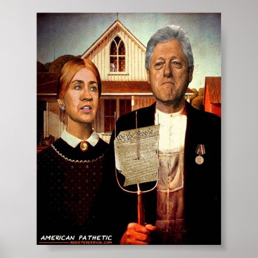 アメリカの哀れな ポスター (正面)