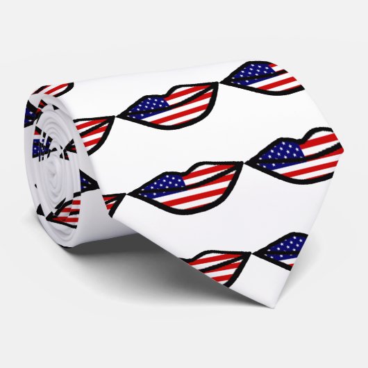 アメリカの唇 ネクタイ (ロール)