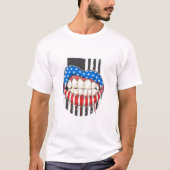 アメリカの唇 Tシャツ (正面)