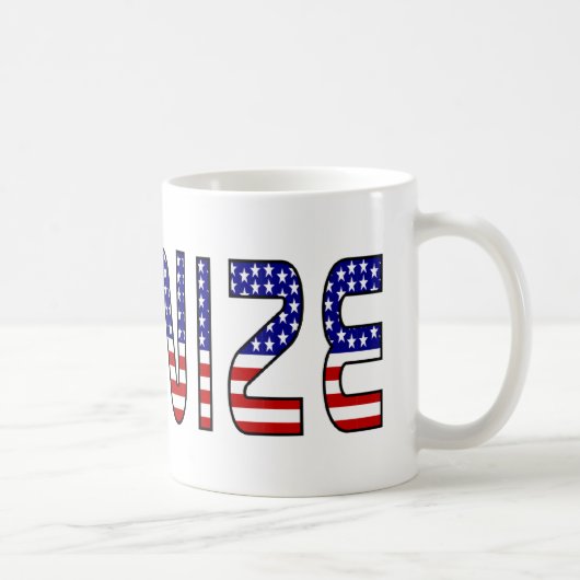 アメリカの国旗の色で労働組合を作ろう コーヒーマグカップ (右)