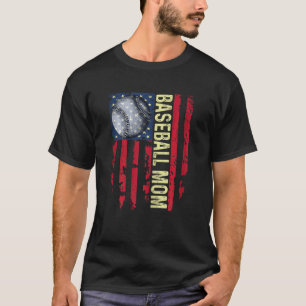 アメリカの国旗野球チームのママ野球, アメリカの国旗野球チームの女性野球ママ, Tシャツ