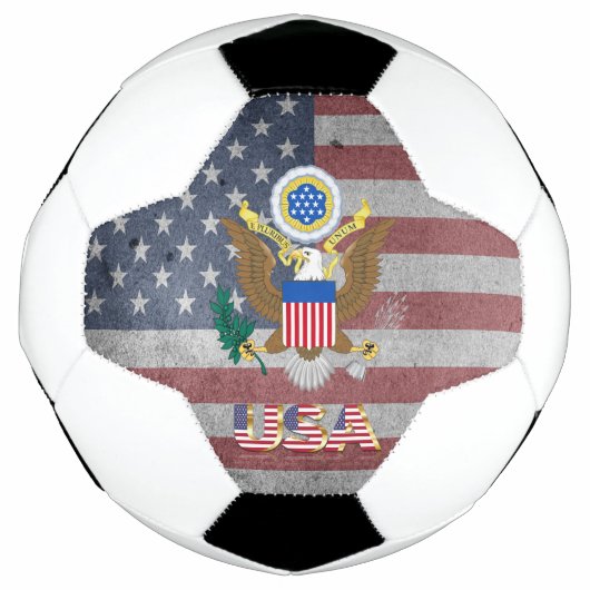 アメリカの国旗 サッカーボール (正面)