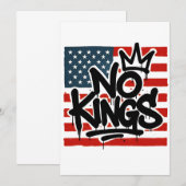 アメリカの国王救が反対するアンチ サンキューカード (正面/裏面)