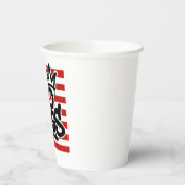 アメリカの国王救が反対するアンチ 紙コップ (左)