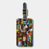 アメリカの国立公園のヴィンテージのデカールの爆弾 ラゲッジタグ (正面縦)