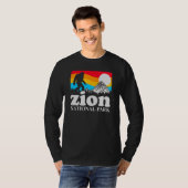 アメリカの国立公園、ザイオン国立公園を訪れるのが大好き Tシャツ (正面フル)