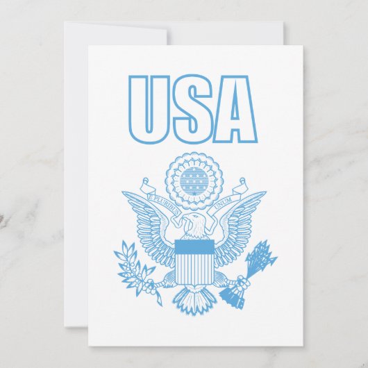 アメリカの国章 招待状 (正面)