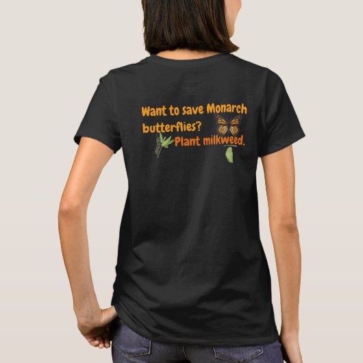 アメリカの国蝶 Tシャツ (裏面)