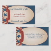 アメリカの国 名刺 (正面/裏面)