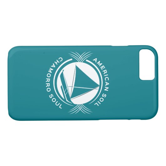 アメリカの土、Chamorroの精神のiPhoneの場合 Case-Mate iPhoneケース (裏面(横))