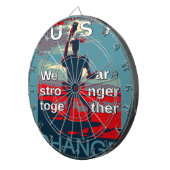 アメリカの変化を後押しする愛国心と強まり ダーツボード (正面右)