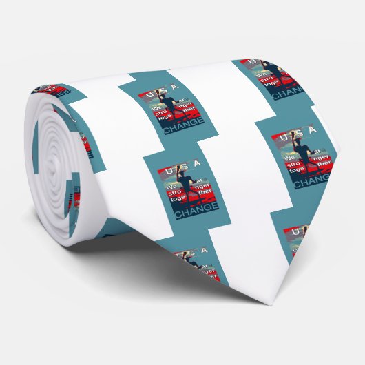 アメリカの変化を後押しする愛国心と強まり ネクタイ (ロール)