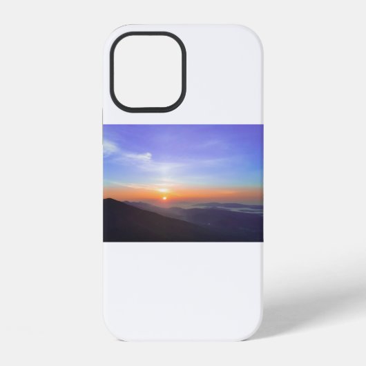 アメリカの夕焼け (1) iPhoneケース (裏面)