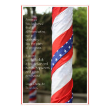 アメリカの多様性に関する愛国的ポスター