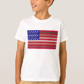 アメリカの多様性の旗(子供) Tシャツ (正面)