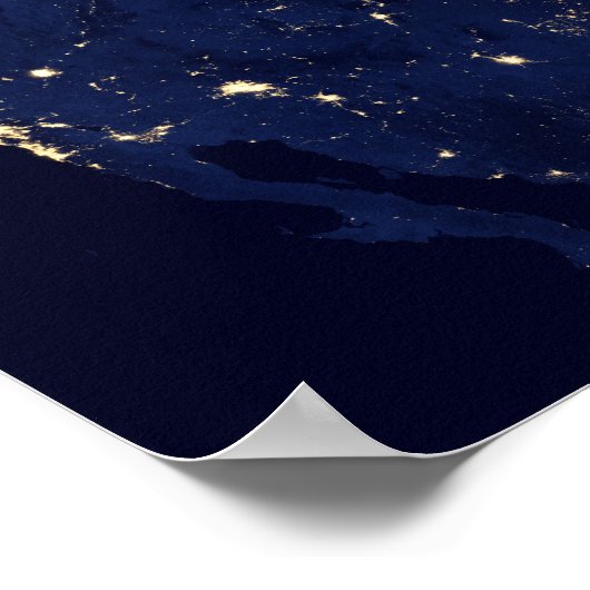 アメリカの夜 ポスター (角)