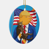 アメリカの大災害 セラミックオーナメント (右)