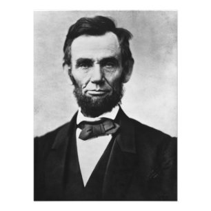 アメリカの大統領エイブラハム・リンカーン、南北戦争 フォトプリント