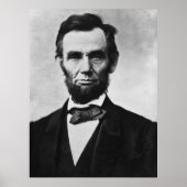 アメリカの大統領エイブラハム・リンカーン、南北戦争 ポスター (正面)