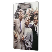 アメリカの大統領ジョン・ケネディとロバートとテッド クリップボード (左)