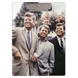 アメリカの大統領ジョン・ケネディとロバートとテッド クリップボード