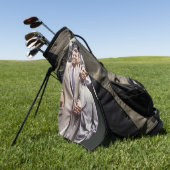 アメリカの大統領ジョン・ケネディとロバートとテッド ゴルフタオル (グリーン)