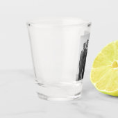 アメリカの大統領ジョン・ケネディ & ブラザーズ、キャメロット ショットグラス (左)