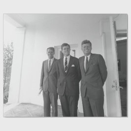 アメリカの大統領ジョン・ケネディ & ブラザーズ、キャメロット ラッピングペーパー