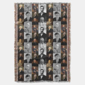 アメリカの大統領プラスHamiltonとFranklin歴史 スローブランケット (正面縦)