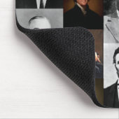 アメリカの大統領プラスHamiltonとFranklin歴史 マウスパッド (コーナー)