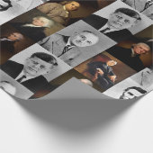 アメリカの大統領プラスHamiltonとFranklin歴史 ラッピングペーパー (角)