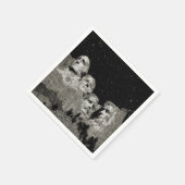 アメリカの大統領山・ラシュモア スタンダードカクテルナプキン (角)